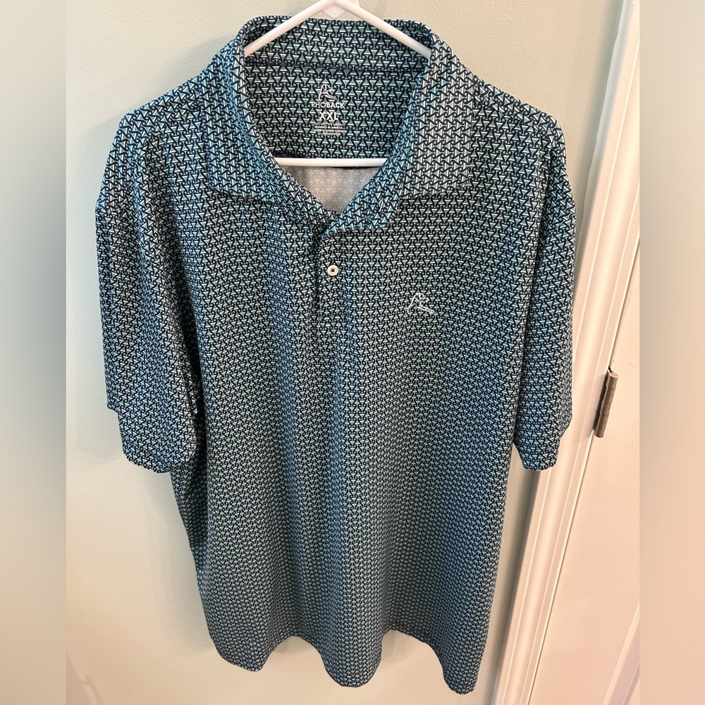 RHOBACK XXL martini performance polo